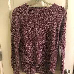 Cozy burgundy sweater